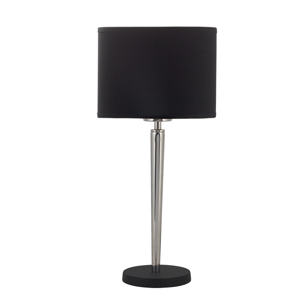 VELADOR BASE NEGRA C/PANTALLA NEGRA V44-NN
